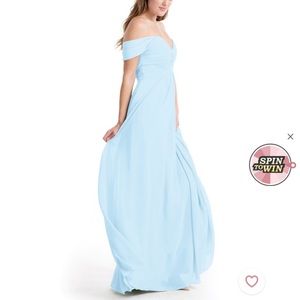 Azazie Light Blue Dress (Kaitlin style)